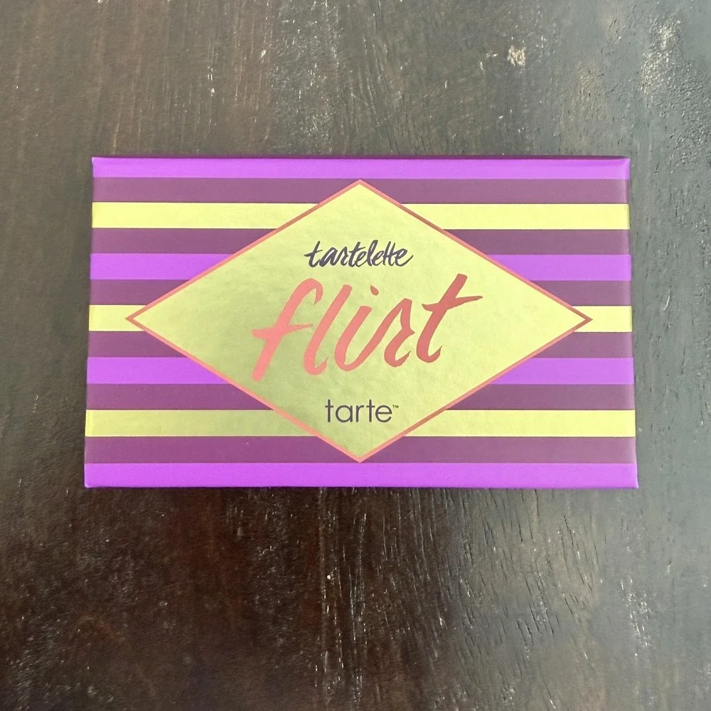 Tarte Tartelette Flirt Eyeshadow Palette Neutral 0.85g X6 New Matte Shimmer NEW